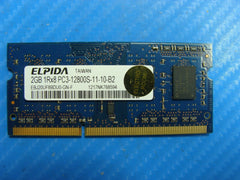 MacBook Pro A1278 SODIMM Elpida 2GB Memory PC3-12800S-11-10-B2 EBJ20UF8BDU0-GN-F - Laptop Parts - Buy Authentic Computer Parts - Top Seller Ebay