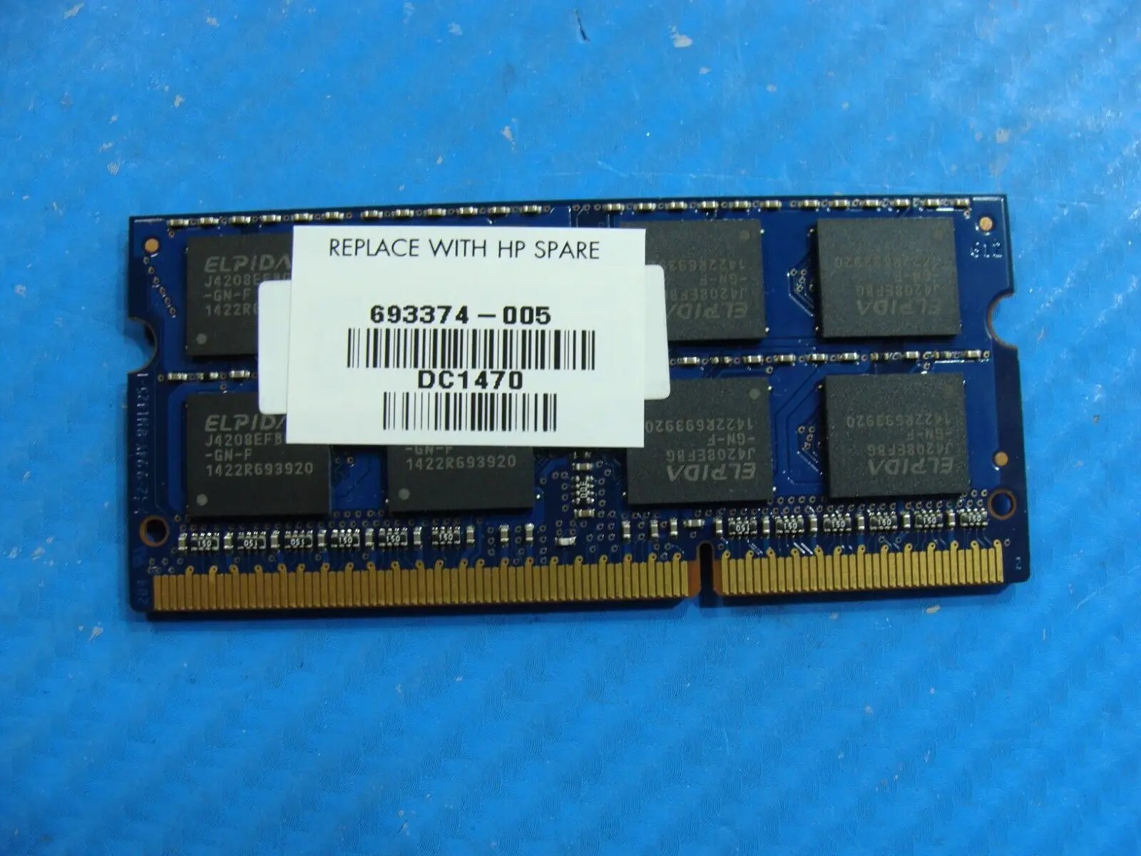 HP 15t-k000 Elpida 8GB 2Rx8 PC3L-12800S Memory RAM SO-DIMM EBJ81UG8EFU0-GN-F