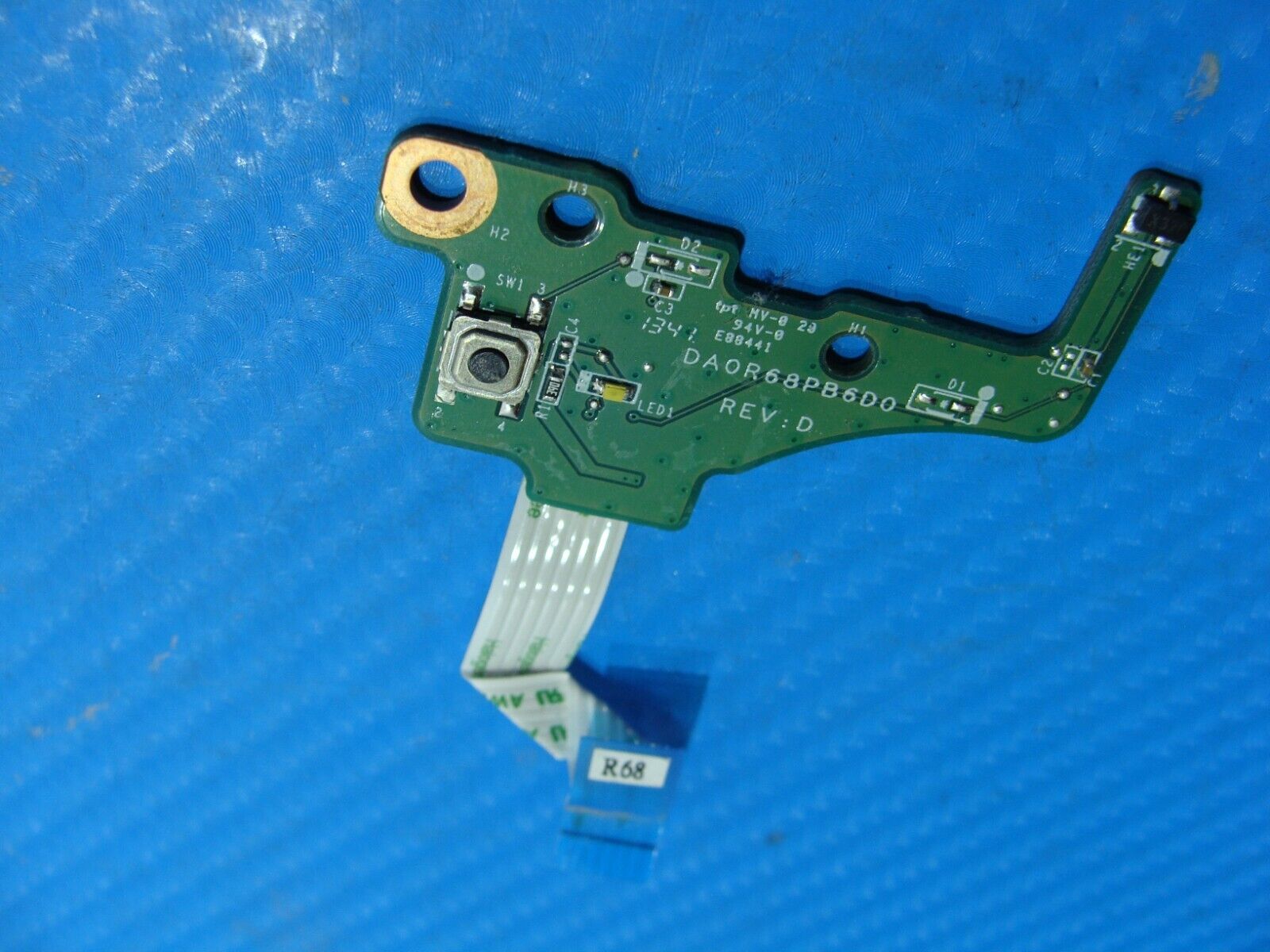 HP Pavilion 17.3” 17-e019dx Power Button Board w/Cable 32R68PB0000 DA0R68PB6D0