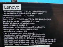 Lenovo Legion 15.6" Y530-15ICH Genuine Battery 11.25V 52.5Wh 4670mAh L17M3PG1