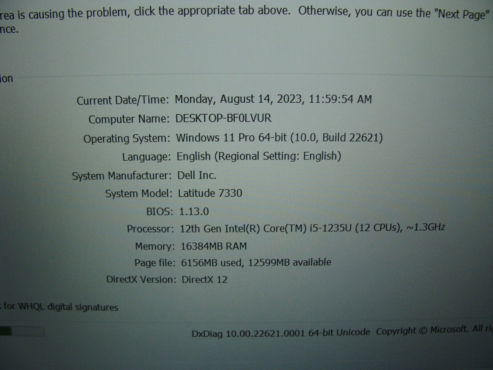 In WRTY Open BOX Dell Latitude 7330 Laptop 13.3