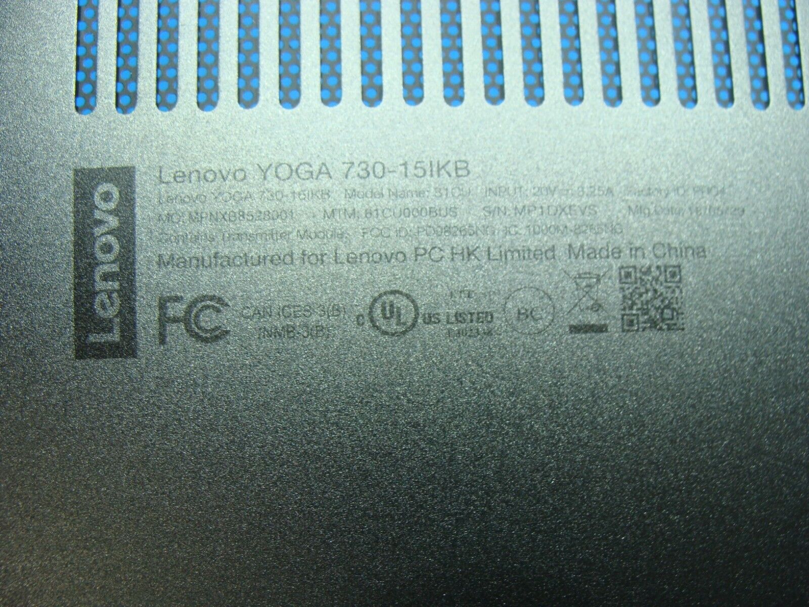 Lenovo Yoga 730-15IKB 15.6