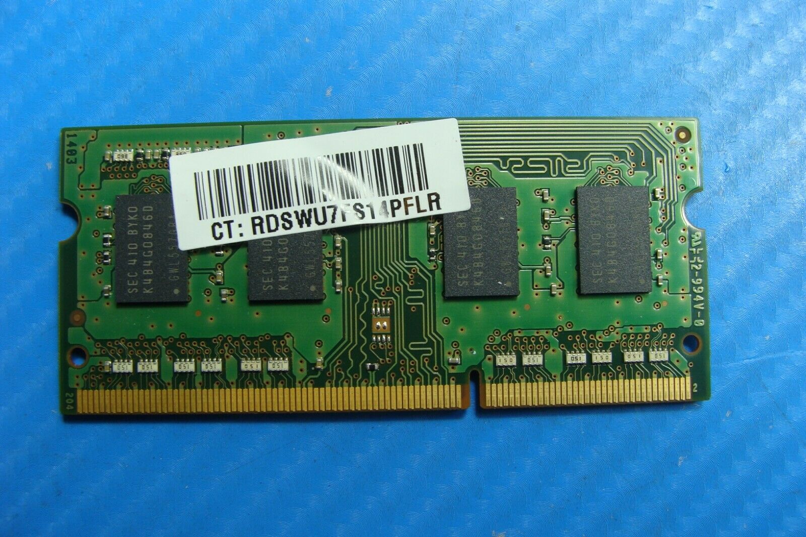 HP 15-f009wm Laptop Samsung 4GB Memory pc3l-12800s-11-12-b4 m471b5173db0-yk0 