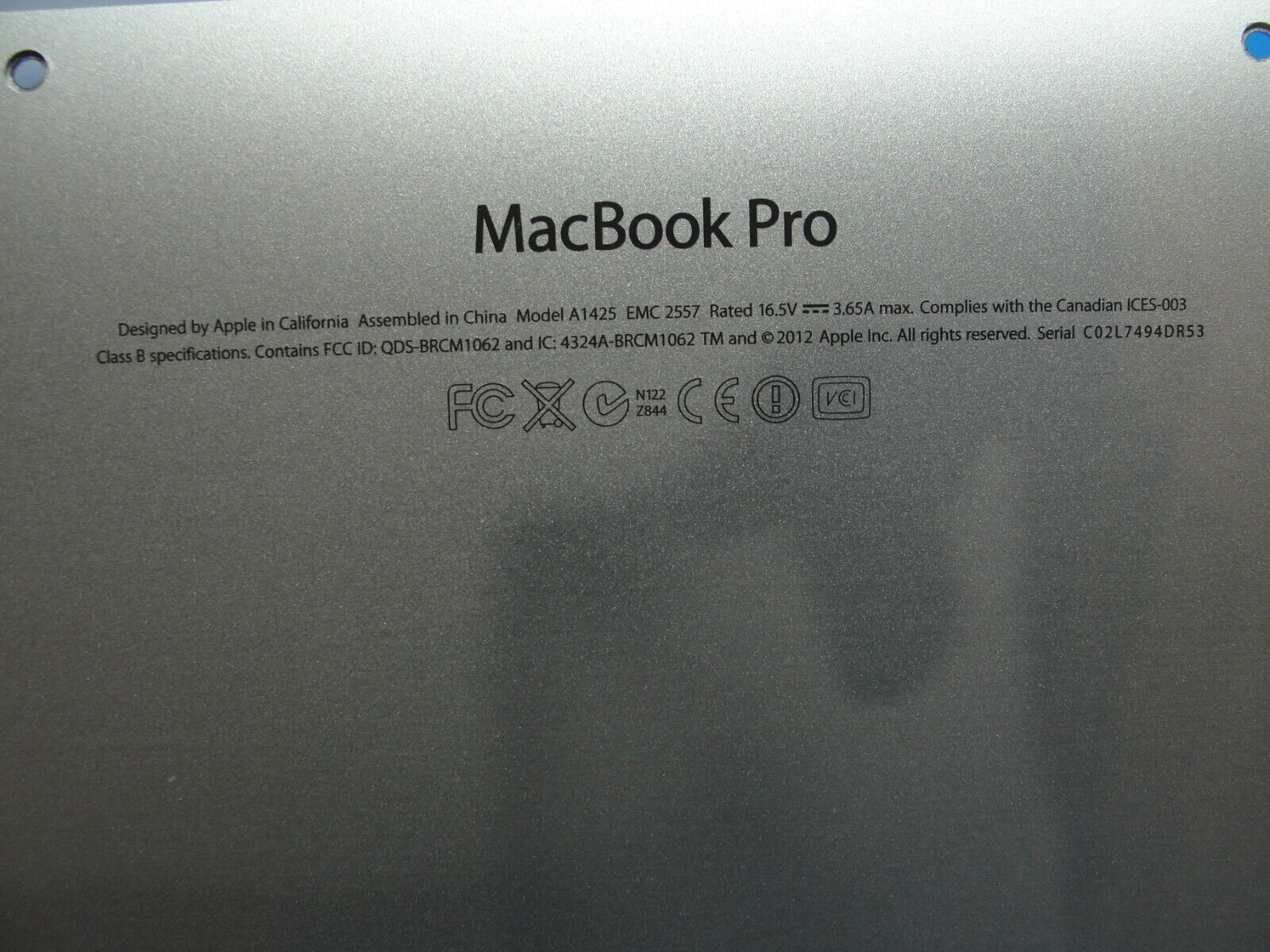 MacBook Pro A1425 13