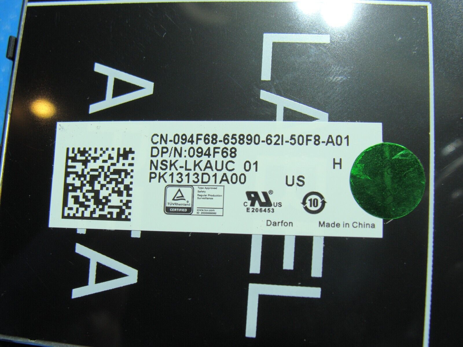 Dell Latitude 14” E5470 Genuine Laptop US Keyboard 94F68 NSK-LKAUC PK1313D1A00