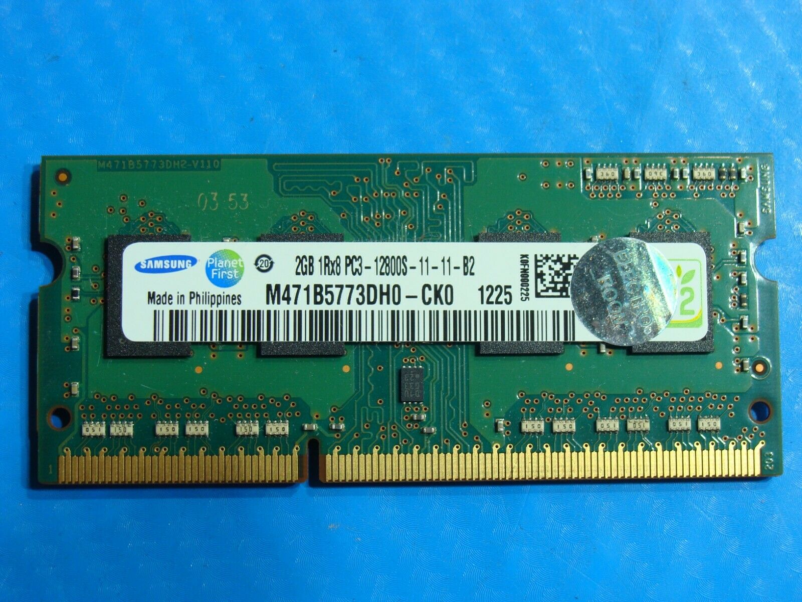 Toshiba C855-S5350 Samsung 2GB PC3-12800S SO-DIMM Memory RAM M471B5773DH0-CK0 - Laptop Parts - Buy Authentic Computer Parts - Top Seller Ebay