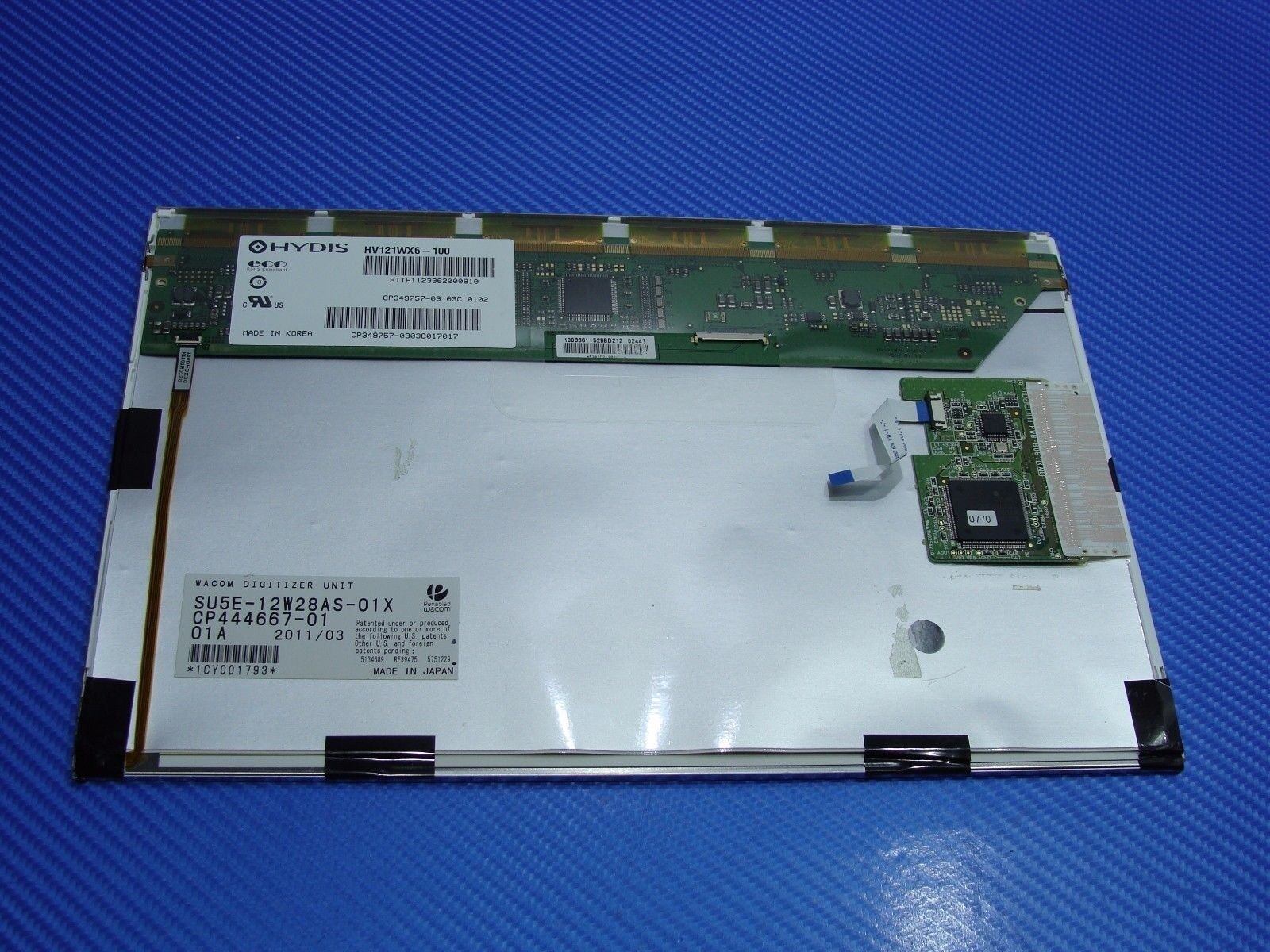 Fujitsu Lifebook 12.1 T370 OEM Glossy HYDIS LCD Screen HV121WX6-100 Grade A