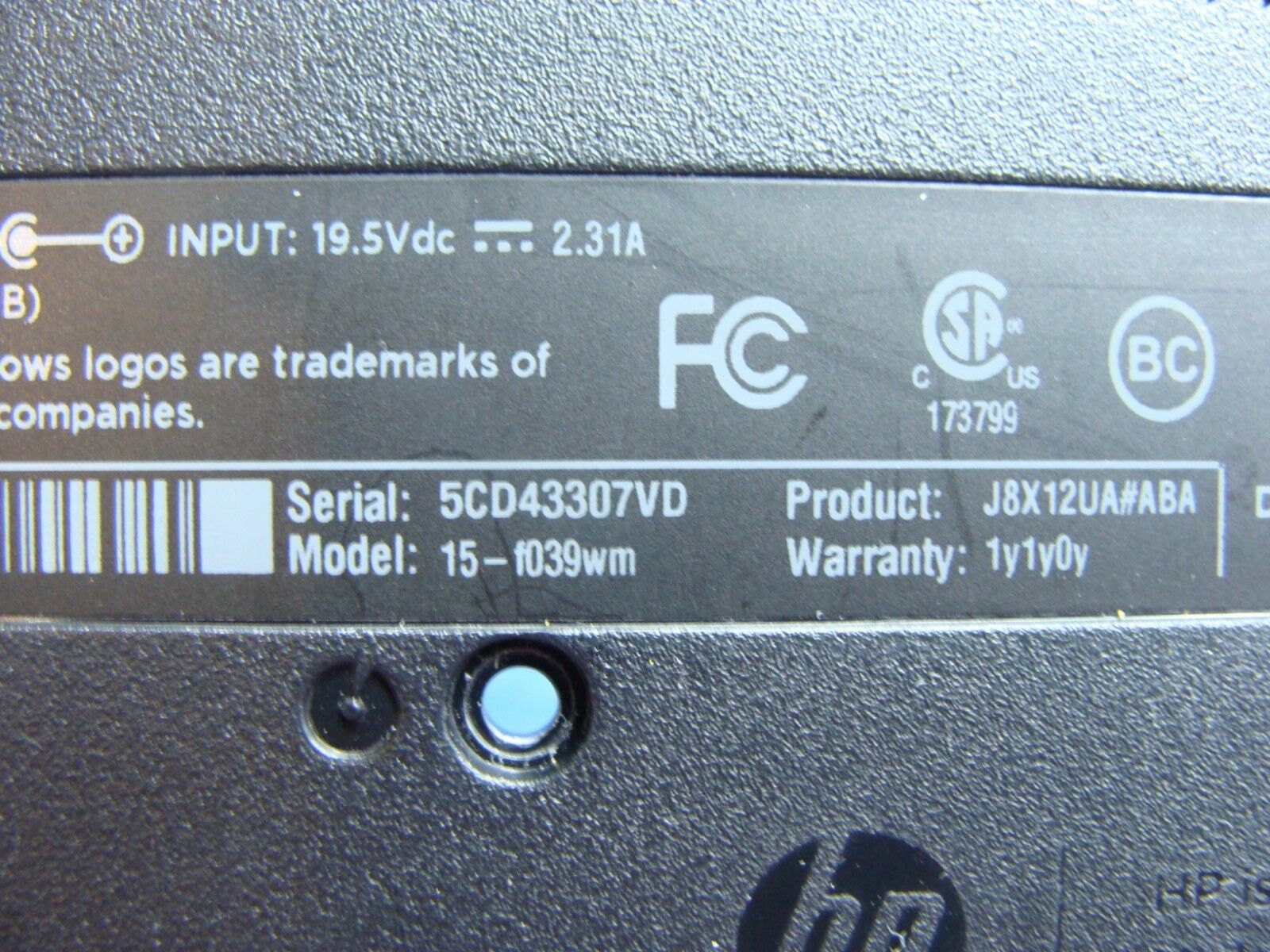 HP 15.6