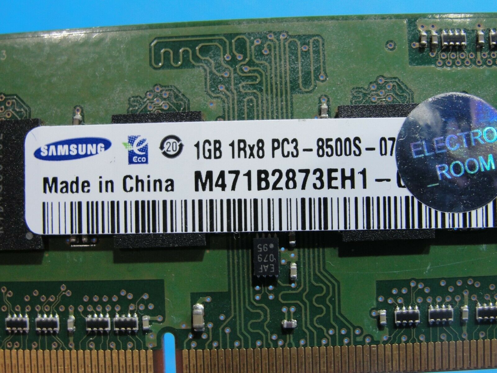 MacBook Pro A1278 Samsung 1GB 1Rx8 Memory RAM SO-DIMM PC3-8500S M471B2873EH1-CF8 - Laptop Parts - Buy Authentic Computer Parts - Top Seller Ebay