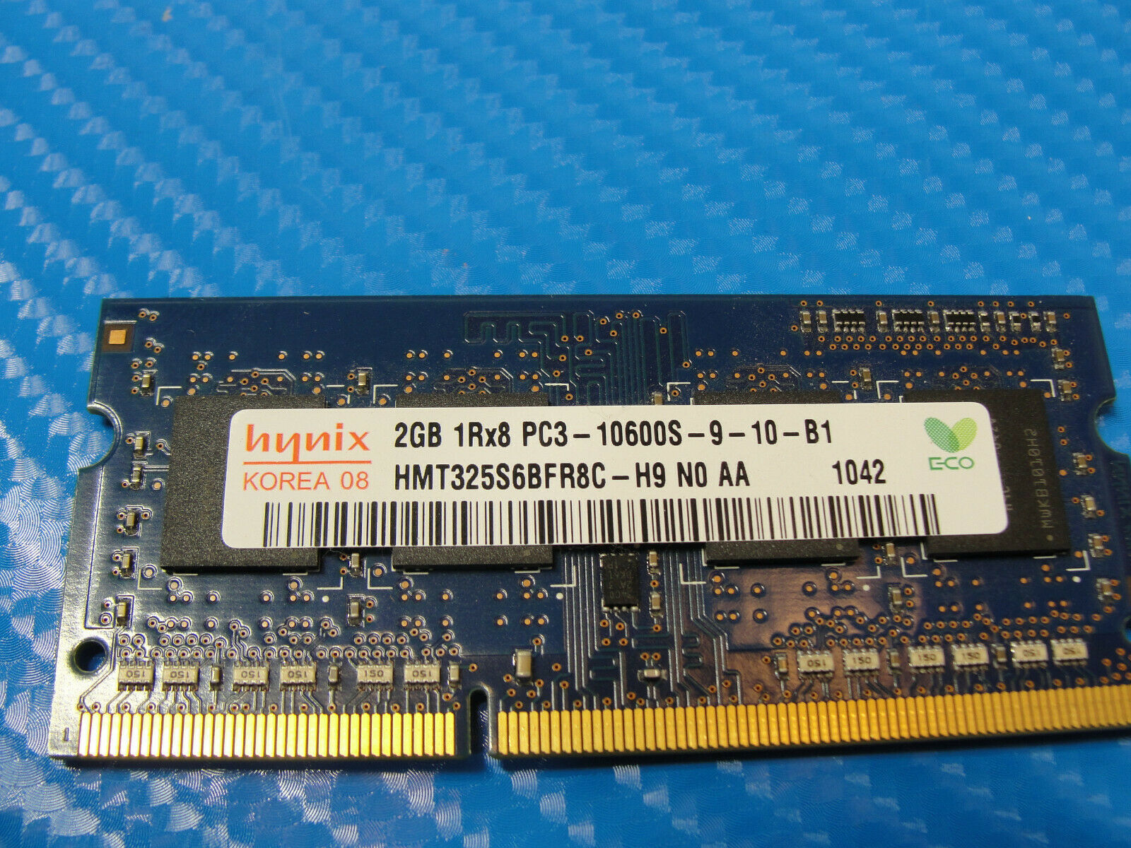 Asus G73JH-BST7 Laptop Hynix 2GB Memory PC3-10600S-9-10-B1 HMT325S6BFR8C-H9 #1 Hynix