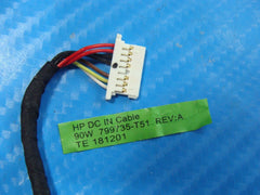 HP 14” 14-cf1015cl Genuine Laptop DC IN Power Jack w/Cable 799735-T51