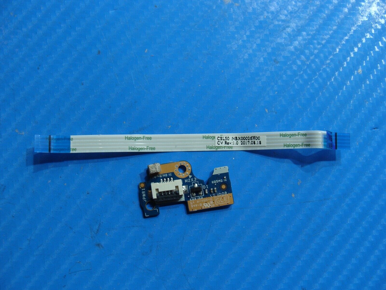 HP 15.6” 15-bs016cg Genuine Laptop Power Button Board Board w/Cable LS-E791P