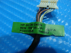 HP Pavilion 15-au018wm 15.6" Genuine Laptop DC IN Power Jack w/Cable 799735-F51 HP