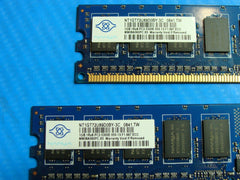 Dell Precision 370 NANYA 2x1GB 1Rx8 PC2-5300E Memory RAM NT1GT72U89D0BY-3C 