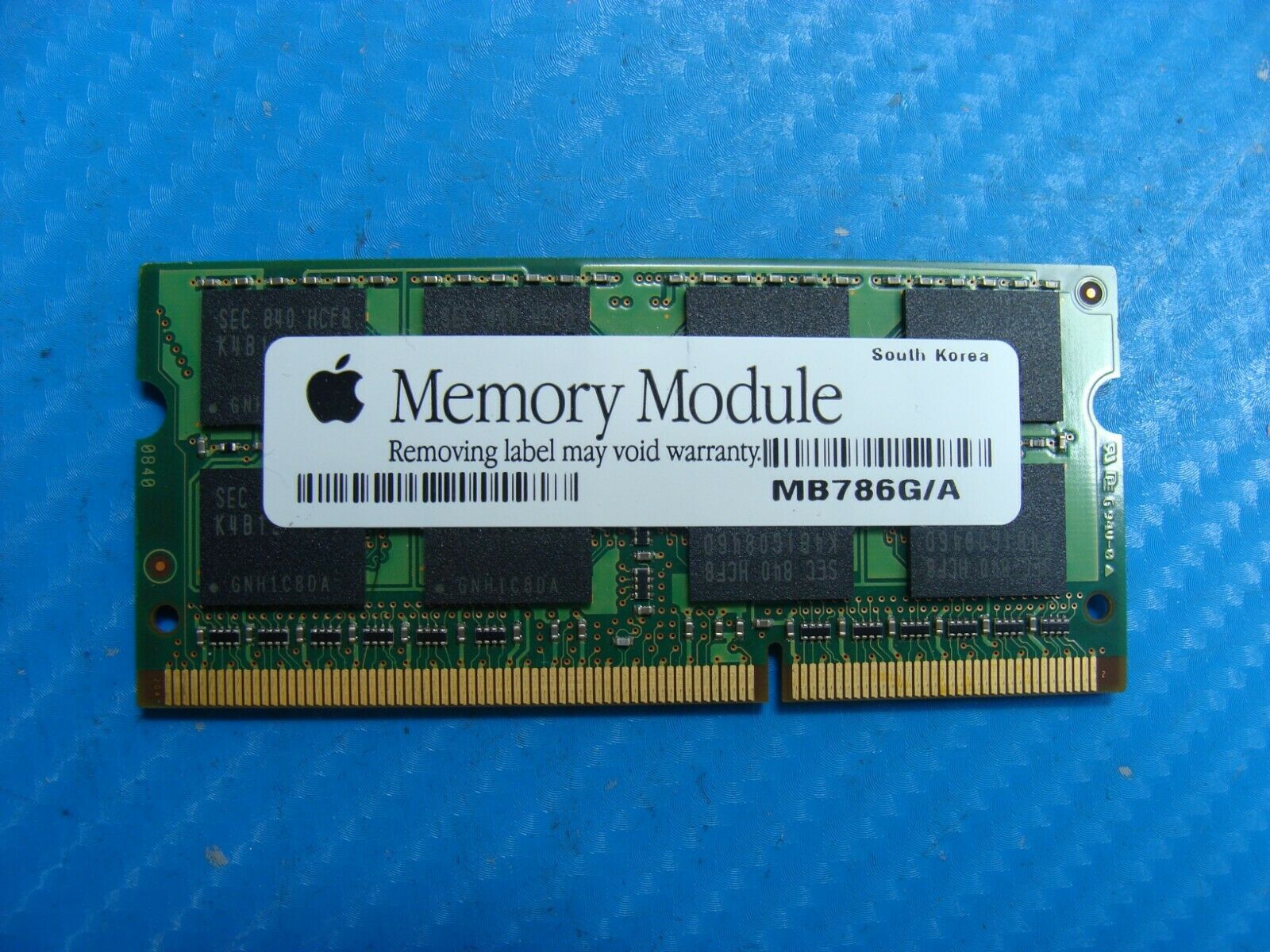 MacBook A1278 Samsung 2GB Memory RAM SO-DIMM PC3-8500S-07-00-F0 M471B5673DH1-CF8 - Laptop Parts - Buy Authentic Computer Parts - Top Seller Ebay