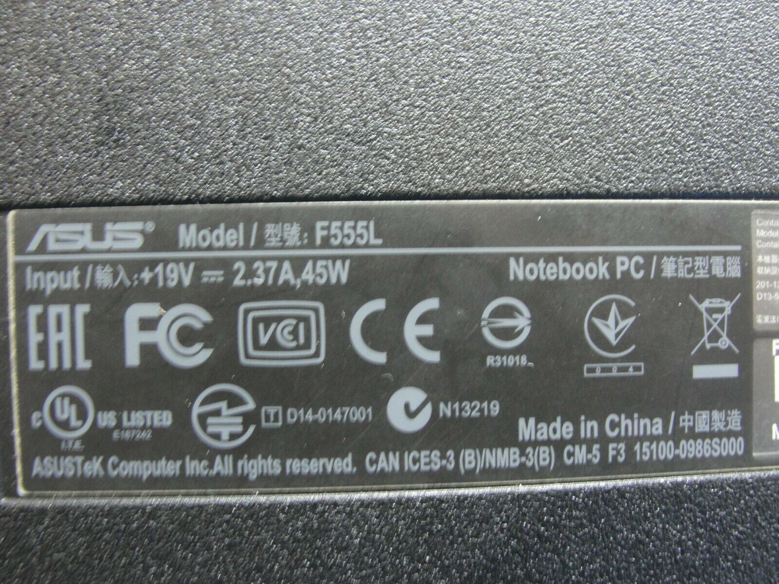 Asus 15.6