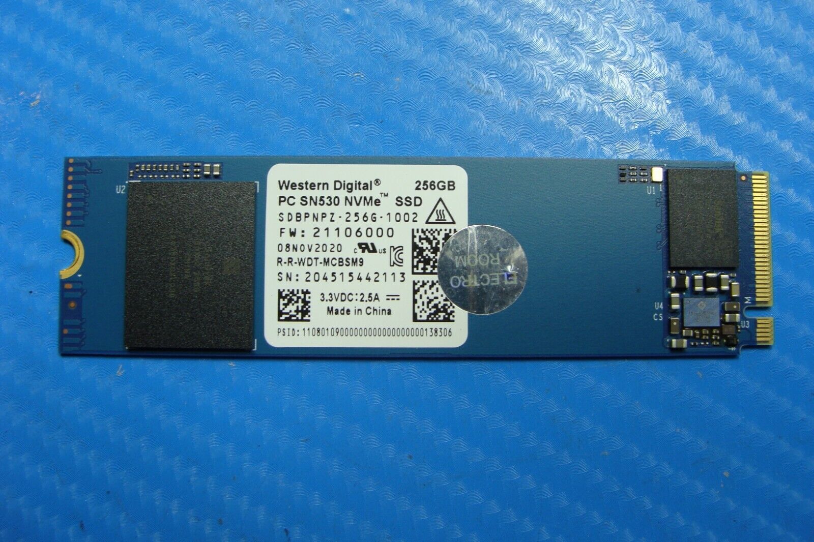 Asus x512ja WD PC SN530 256Gb NVMe M.2 SSD Solid State Drive sdbpnpz-256g-1002