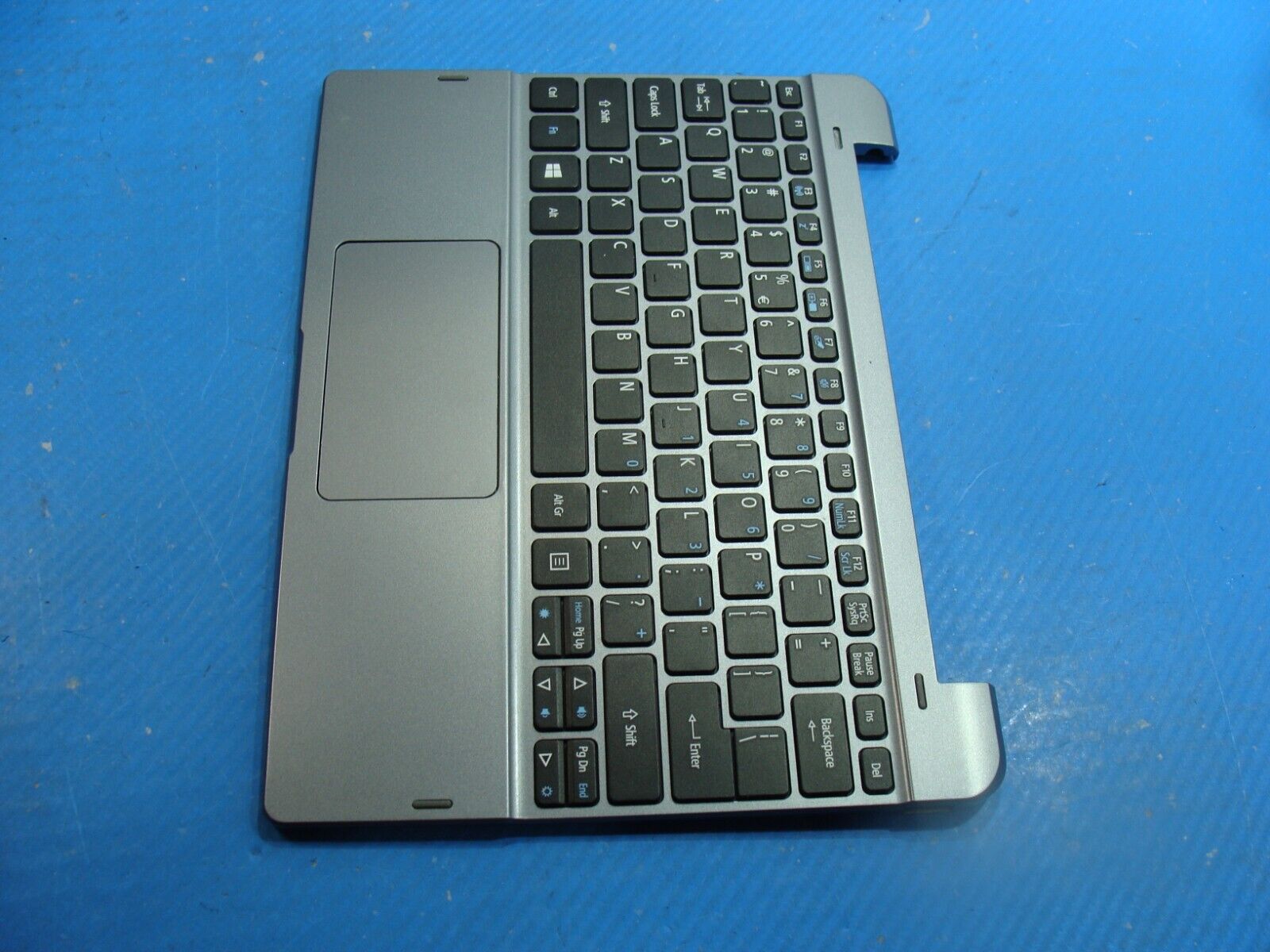 Acer One 10.1” S1002 OEM Palmrest w/TouchPad Keyboard Gray 13NM-1ZA0602 Grade A