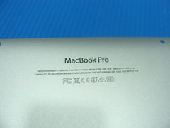 MacBook Pro 15" A1398 Late 2013 ME293LL/A ME294LL/A Bottom Case Silver 923-0671