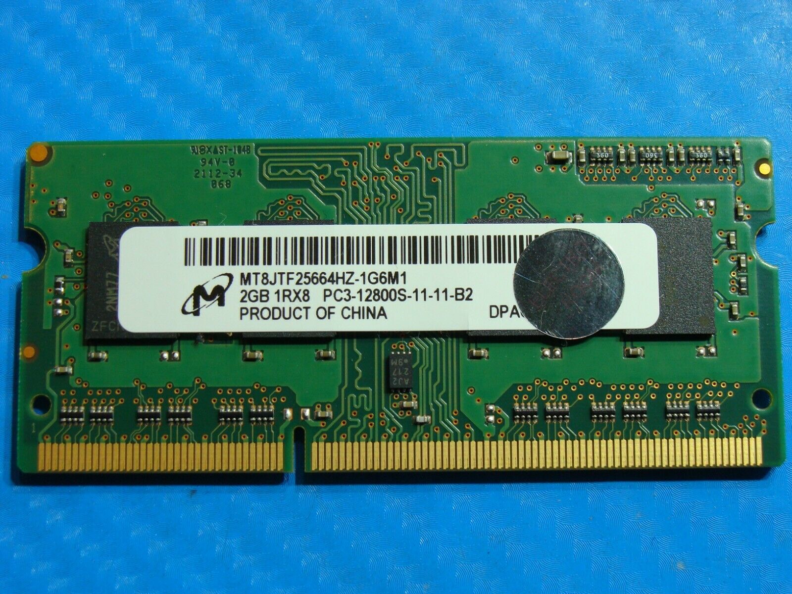 MacBook Pro A1286 Micron 2GB PC3-12800S SO-DIMM Memory RAM MT8JTF25664HZ-1G6M1 - Laptop Parts - Buy Authentic Computer Parts - Top Seller Ebay