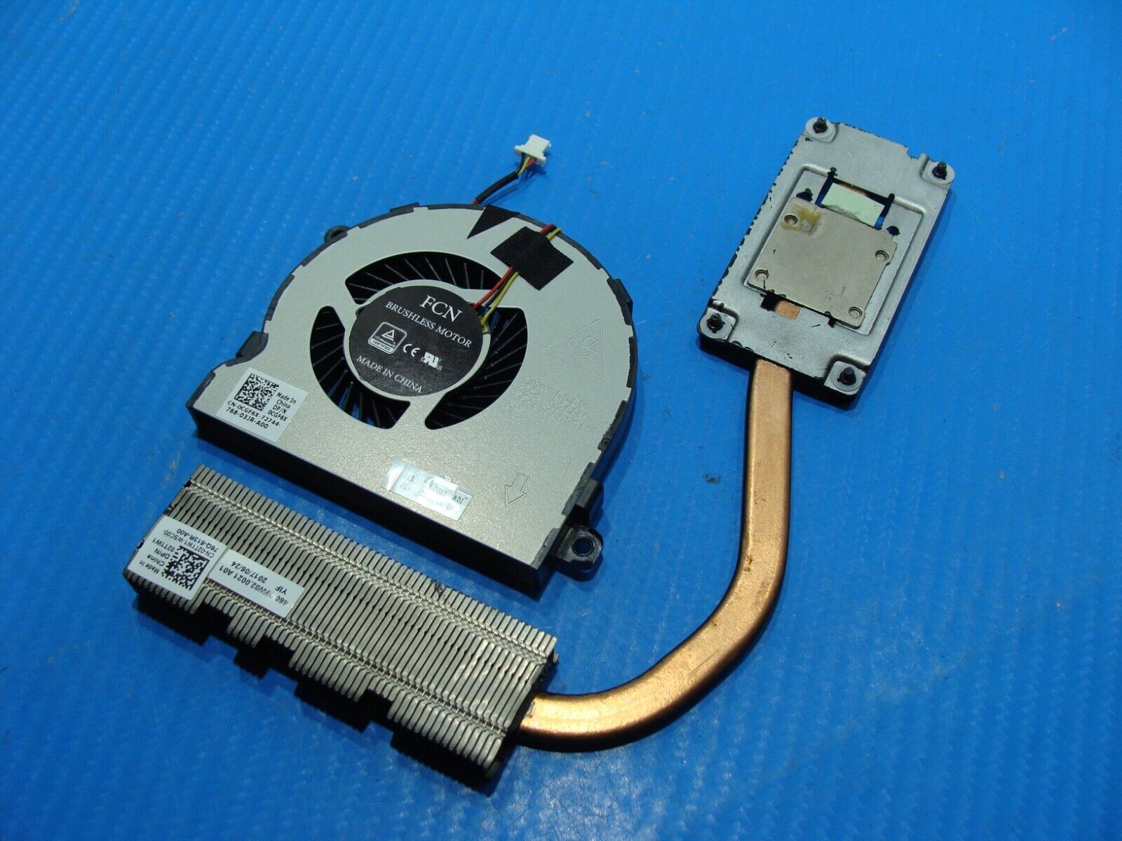 Dell Inspiron 15.6” 15 3567 OEM Laptop CPU Cooling Fan w/Heatsink CGF6X 2T1W1