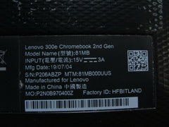 Lenovo Chromebook 300e 81MB 2nd Gen 11.6" Bottom Case Base Cover 5CB0T70715 #2 - Laptop Parts - Buy Authentic Computer Parts - Top Seller Ebay