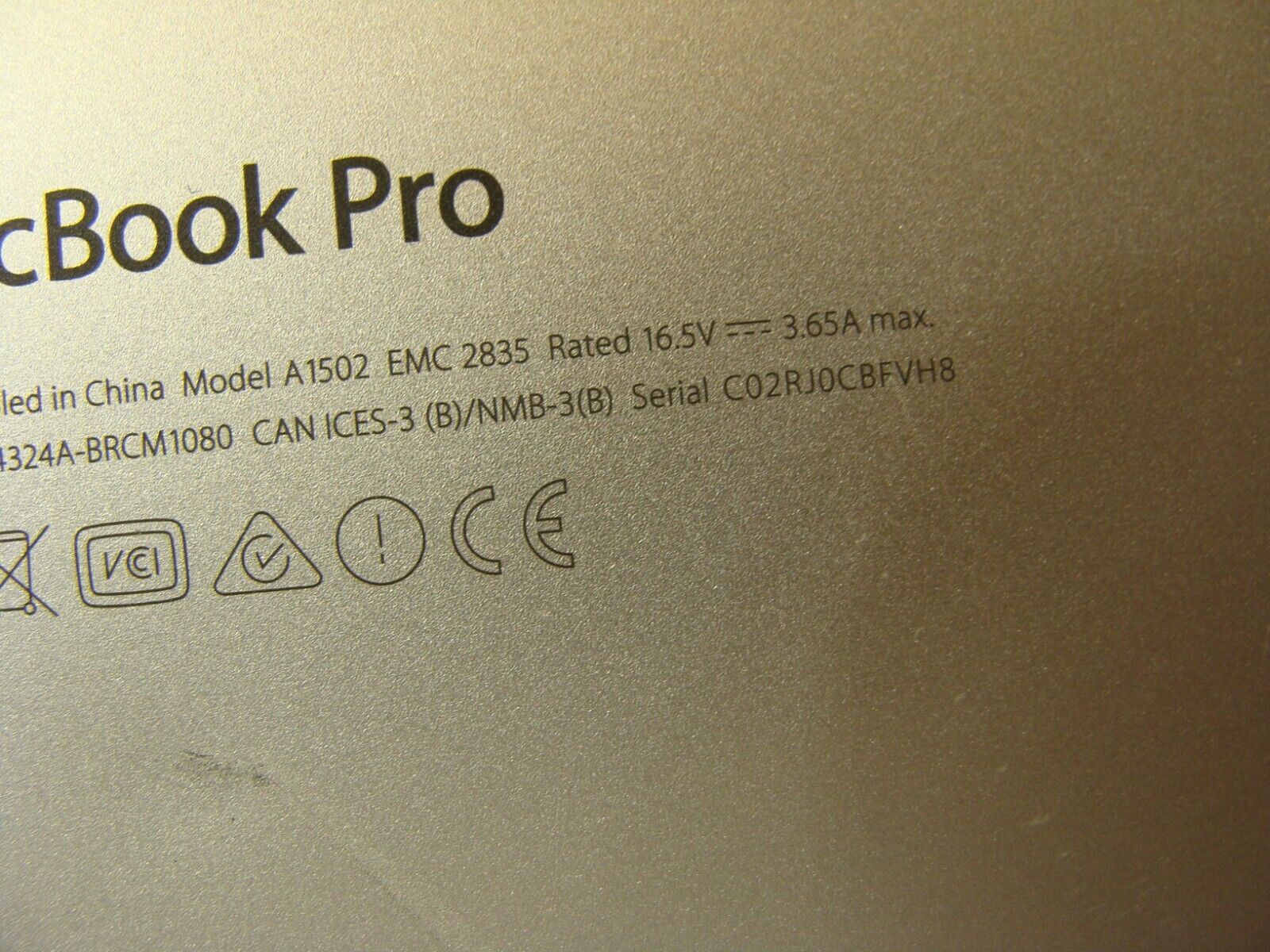 MacBook Pro A1502 13