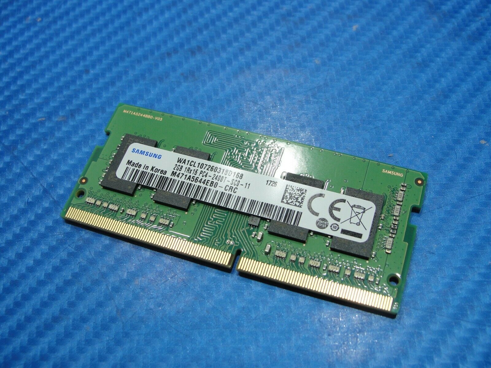 SAMSUNG 4GB 1Rx16 PC4-2400T-SCO-11, DDR4