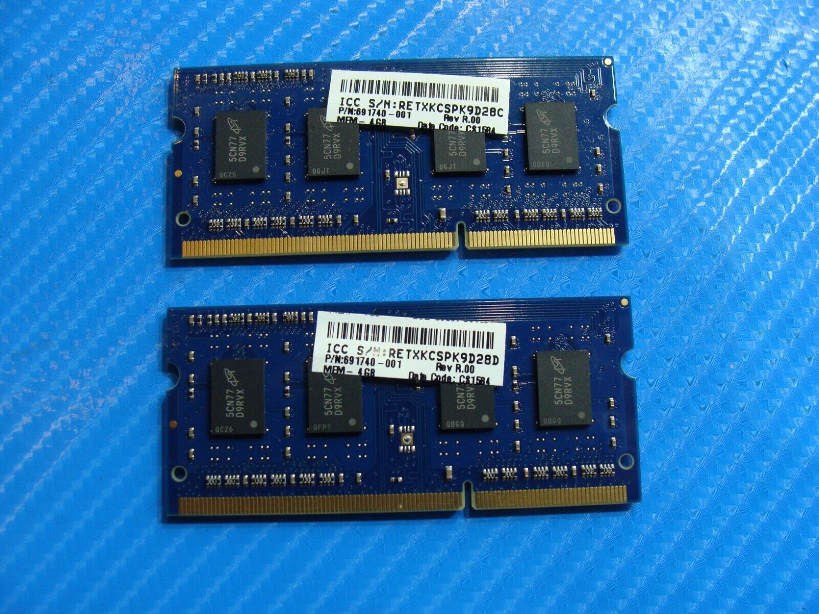 HP 355 G2 Kingston 8GB (2x4GB) PC3L-12800S Memory RAM SO-DIMM HP687515-H66-MCN