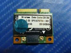 HP 15.6" 2000-2c11nr OEM Wireless WiFi Card 675794-001 AR5B125 670036-001 GLP* HP