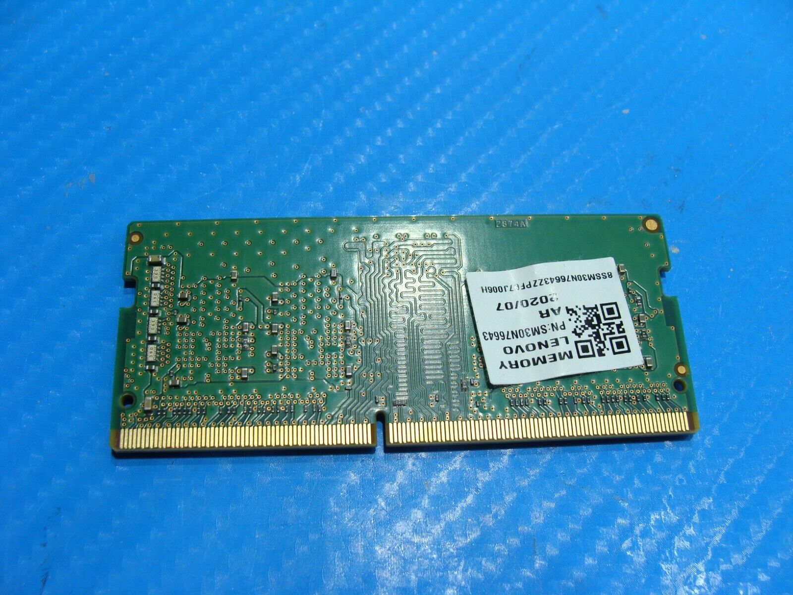 Lenovo 17ADA05 So-Dimm Micron 8Gb 1Rx16 Memory PC4-3200AA MTA4ATF1G64HZ-3G2E1