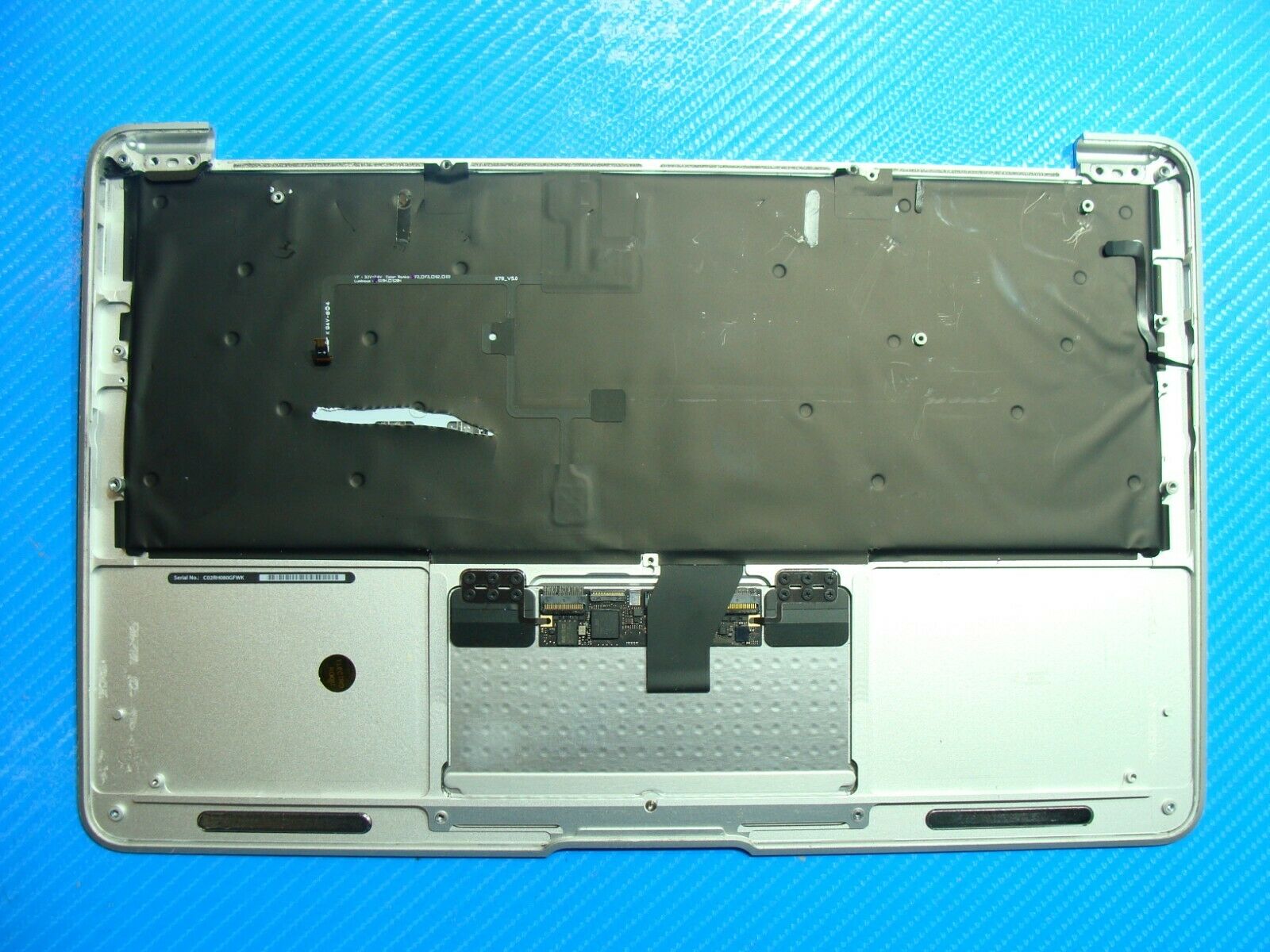 MacBook Air A1465 2015 MJVM2LL/A MJVP2LL/A Top Case w/Keyboard Trackpad 661-7473 