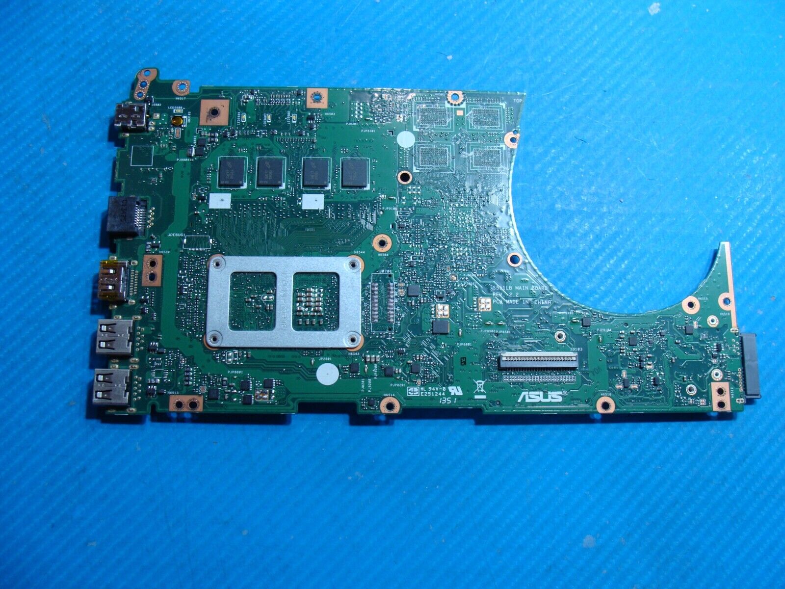 Asus VivoBook V551LA-DS71T i7-4500U 1.8GHz 4GB Motherboard 60NB0260-MB9020 AS IS