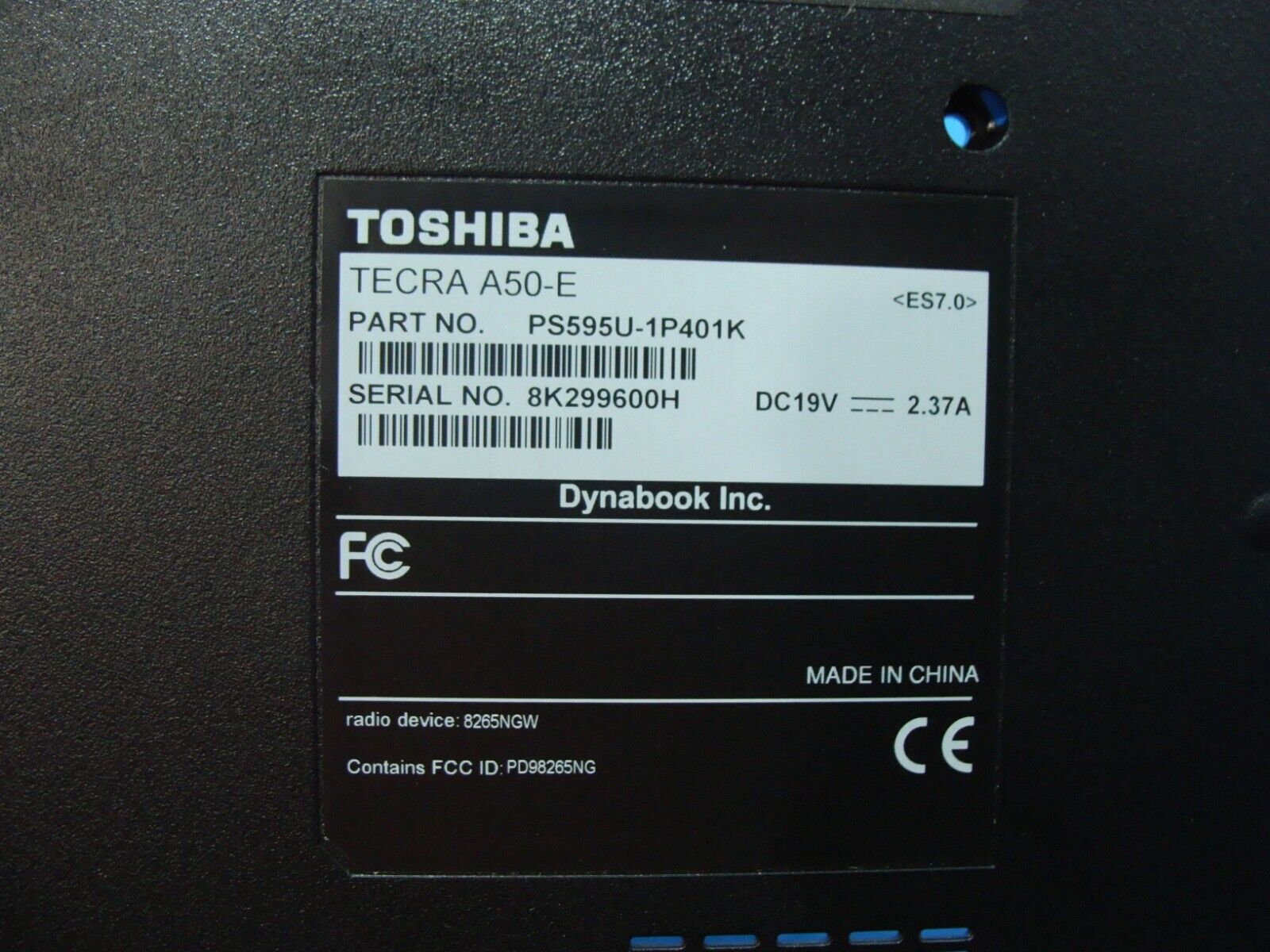 Toshiba Tecra A50-E 15.6