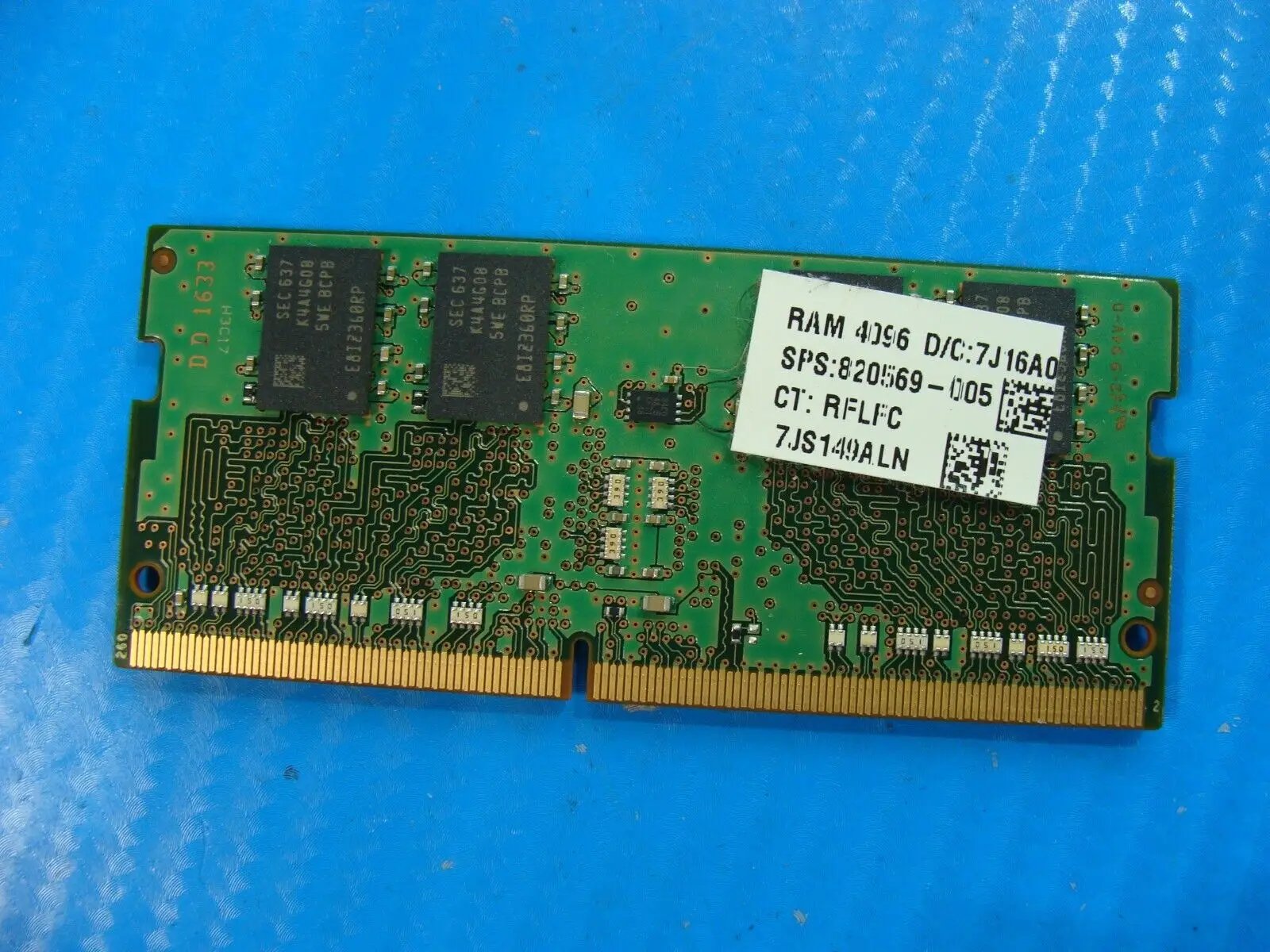 HP 15-ba113cl Samsung 4GB 1Rx8 PC4-2133P Memory RAM SO-DIMM M471A5143EB0-CPB