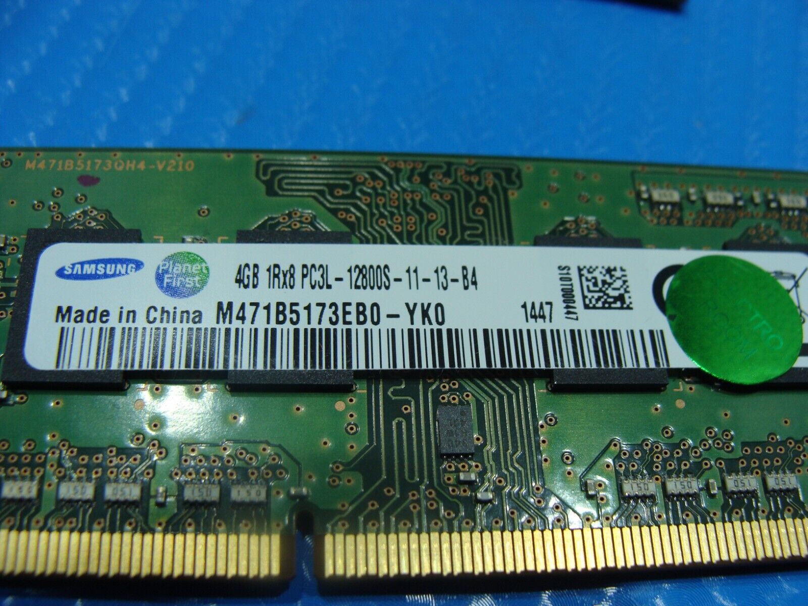 Dell M4800 Samsung 8GB (2x4GB) SO-DIMM Memory RAM PC3L-12800S M471B5173EB0-YK0