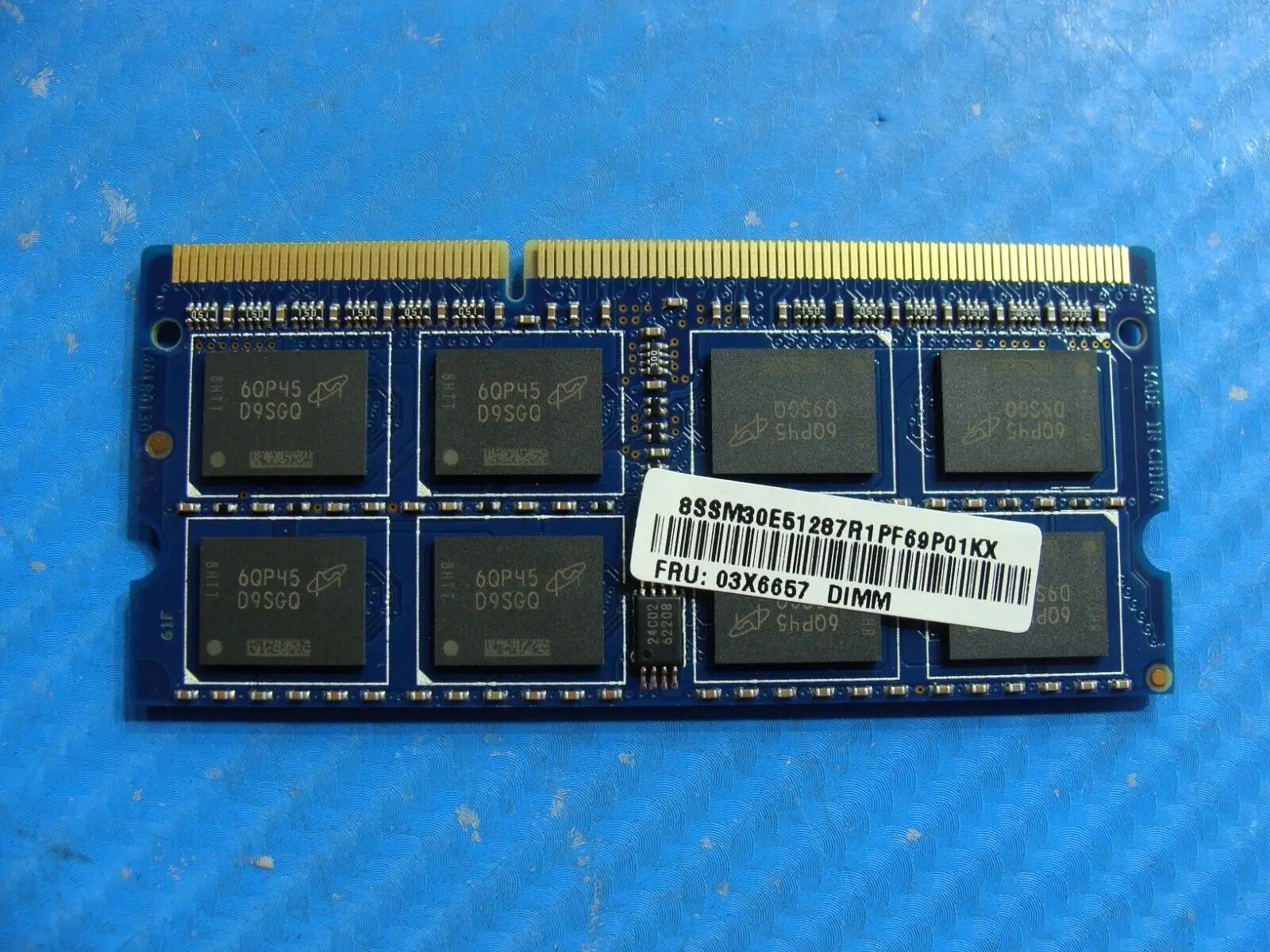 Lenovo E560 Ramaxel 8GB 2Rx8 PC3L-12800S Memory RAM SO-DIMM RMT3160MP68FAF-1600