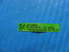 HP Pavilion 15.6” 15t-bc200 Genuine Laptop DC IN Power Jack w/Cable 799751-Y50