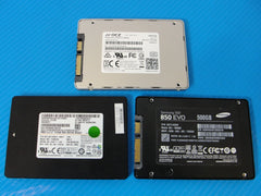 Lot of 3 2.5" Laptop Internal SSD Solid State Drive (480GB, 500GB, 512GB) /MIX