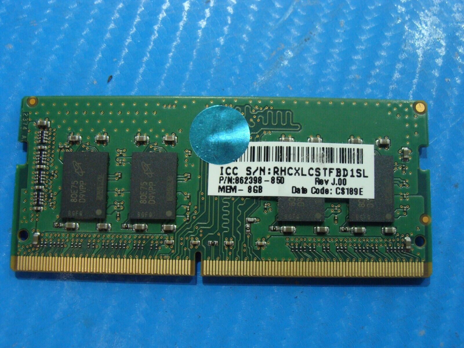 HP 840 G5 Micron 8GB 1Rx8 PC4-2666V Memory RAM SO-DIMM MTA8ATF1G64HZ-2G6E1