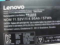 Lenovo ThinkPad 14" X1 Carbon 5th Gen OEM Battery 11.52V 57Wh 4830mAh 01AV431