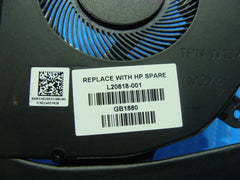 HP Pavilion x360 15-cr0037wm 15.6" Genuine CPU Cooling Fan w/Heatsink L20818-001