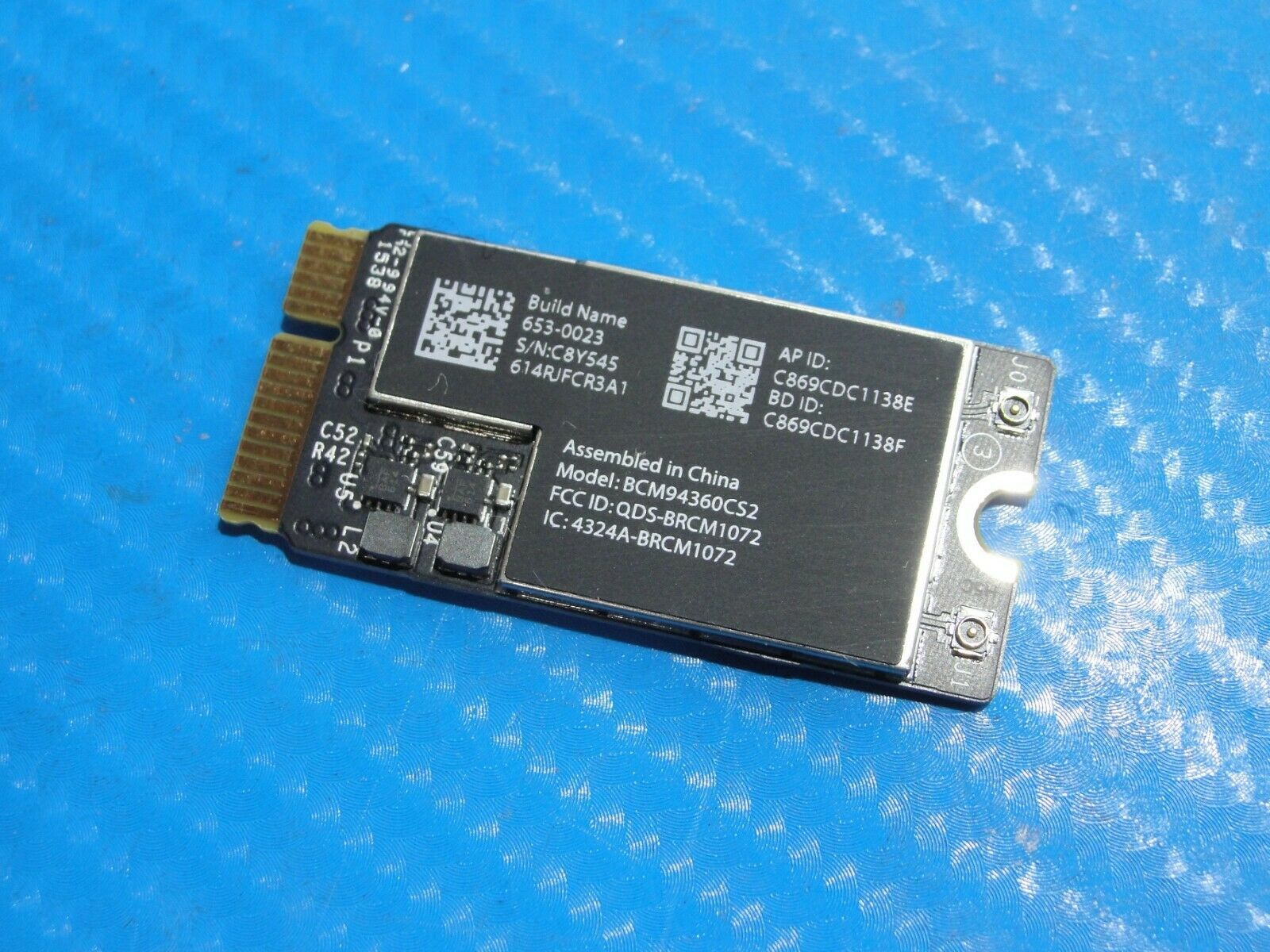 MacBook Air Early 2015 A1466 MJVE2LL/A WIFI Bluetooth Card 661-7481 BCM94360CS2 - Laptop Parts - Buy Authentic Computer Parts - Top Seller Ebay