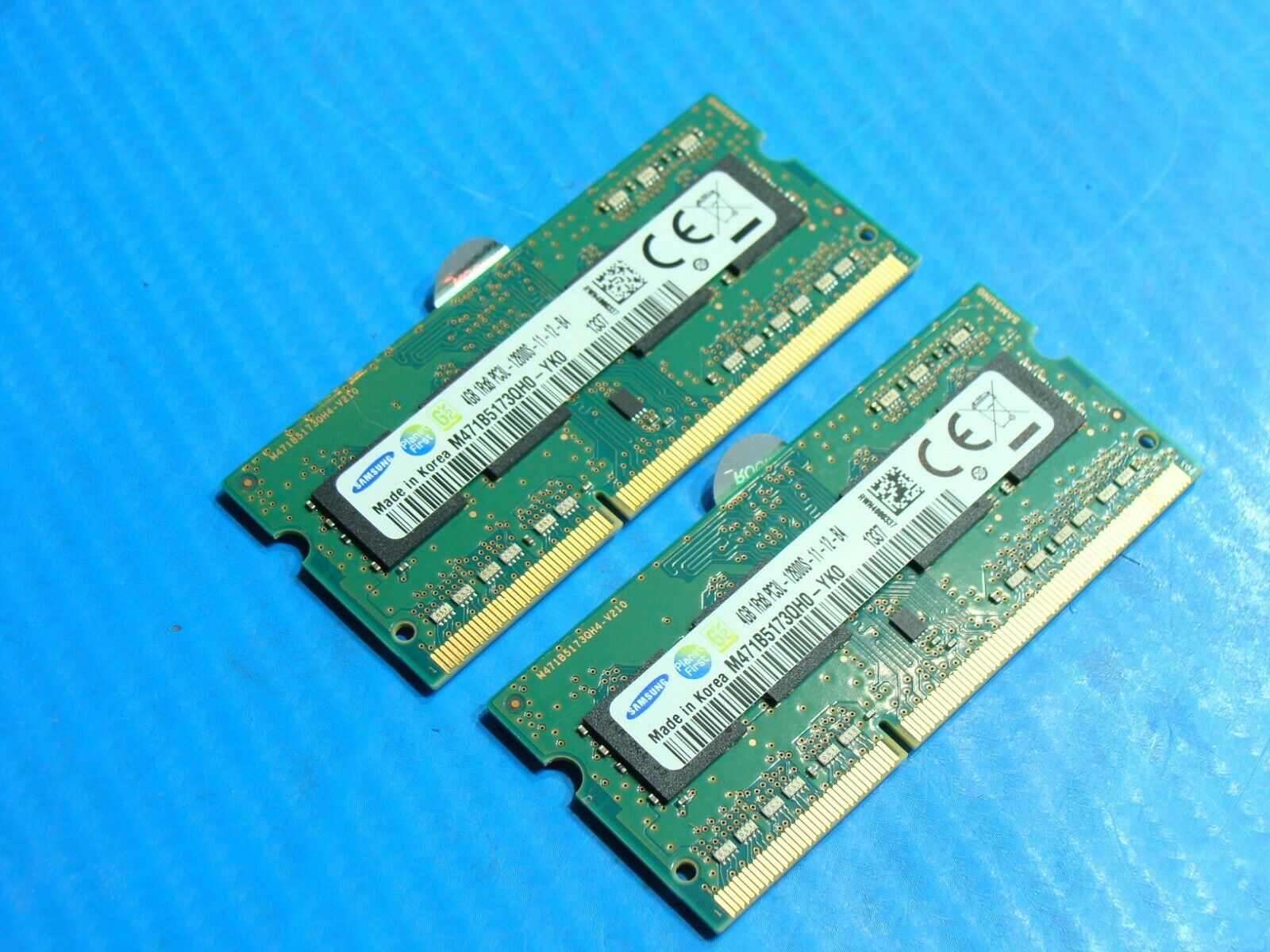 Asus R510D Laptop Samsung 4GB x2 Memory PC3L-12800S-11-12-B4 M471B5173QH0-YK0 