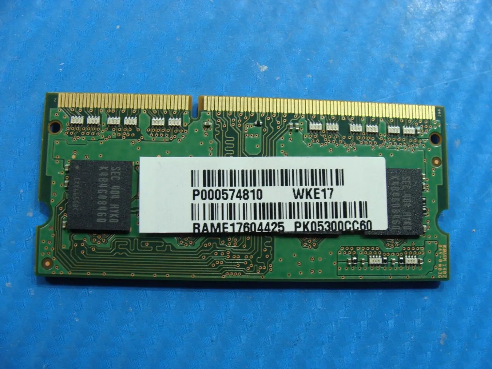 Toshiba E45t-A4100 Samsung Memory RAM 4GB 1Rx8 PC3L-12800S M471B5173QH0-YK0