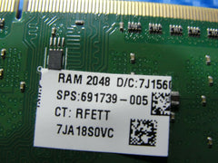 HP TS 15.6" 15-r264dx OEM SO-DIMM 2GB 1RX16 Memory RAM PC3L-12800S 691739-005 - Laptop Parts - Buy Authentic Computer Parts - Top Seller Ebay