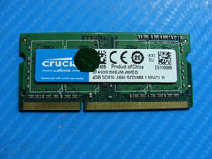 MacBook Pro A1286 Crucial 4GB DDR3L-1600 Memory RAM SO-DIMM CT4G3S160BJM.M8FED