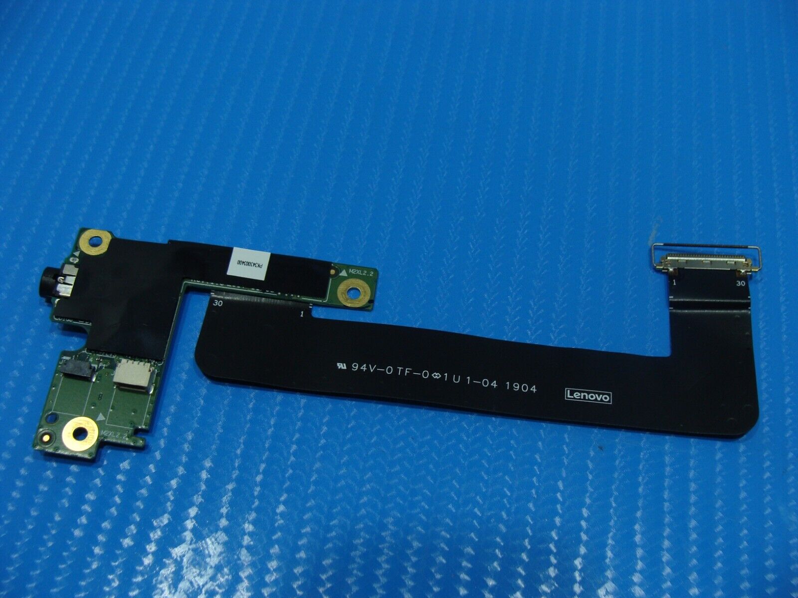 Lenovo Thinkpad 14” X1 Carbon 6th Gen Audio Board w/Cable 00HW562 PK343003400