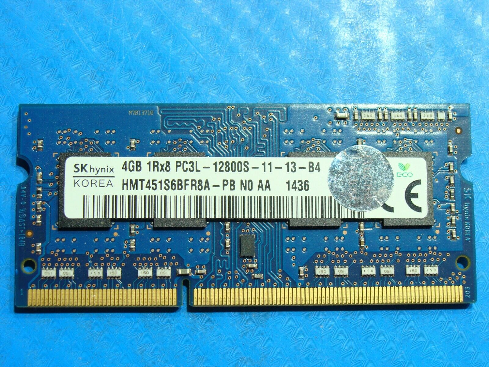 Dell 15 3542 SK Hynix 4GB 1Rx8 PC3L-12800S SO-DIMM Memory RAM HMT451S6BFR8A-PB 