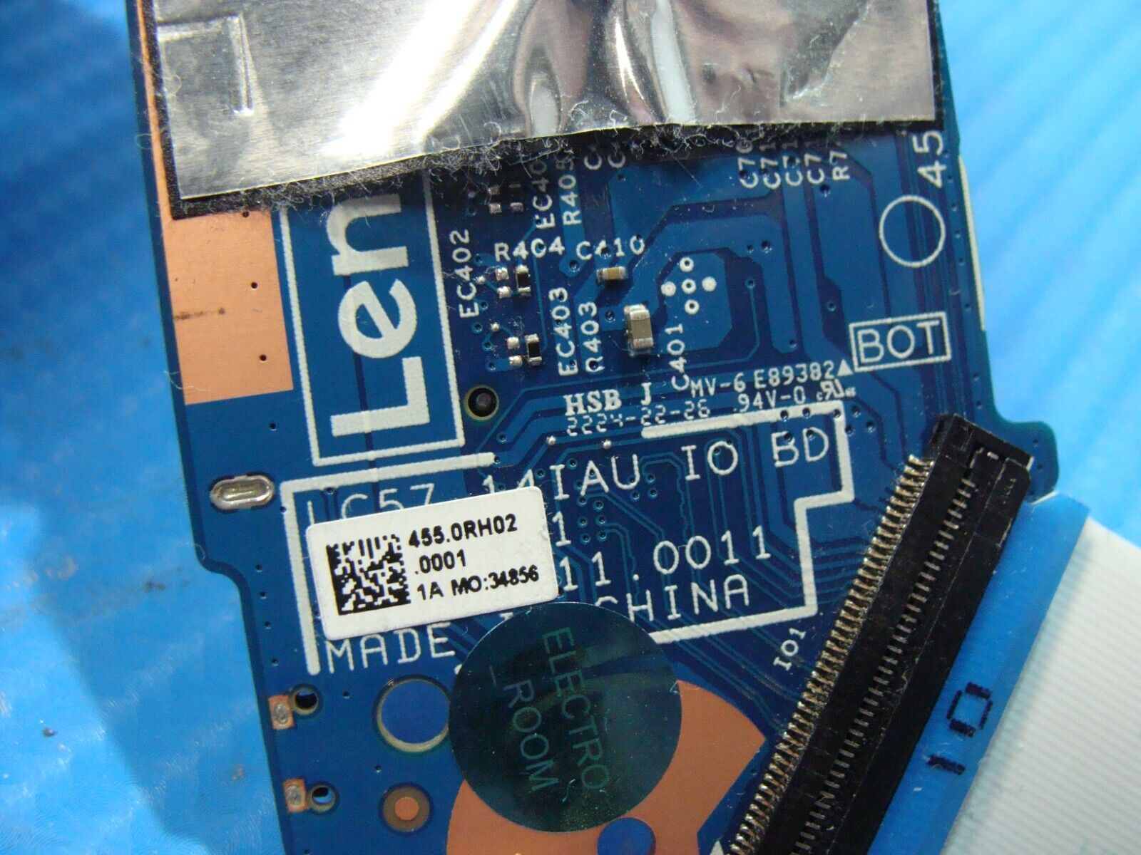 Lenovo Flex 7 14” 14IAU7 OEM USB SD Card Reader Board w/Cable 455.0RH02.0001